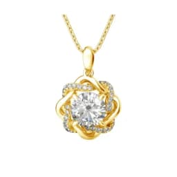 Star of David Moissanite Necklace thumbnail