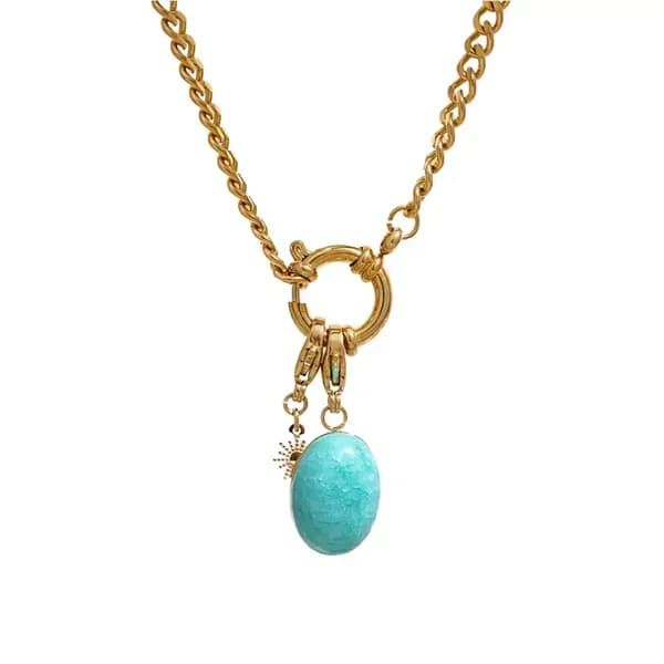 Blue Gemstone Necklace