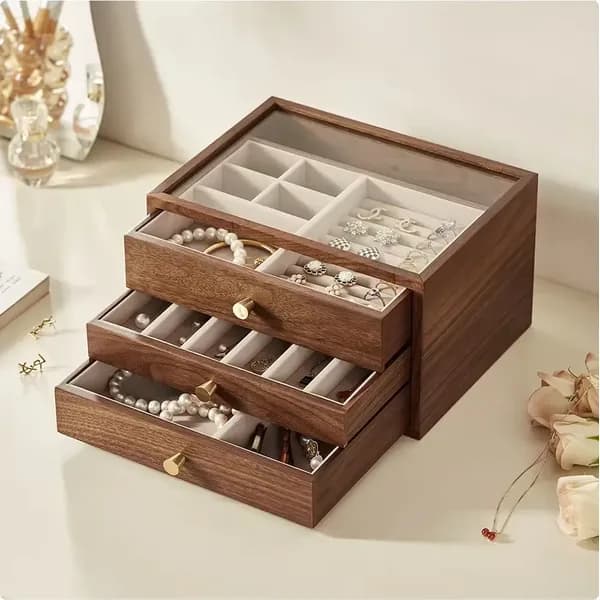 Wooden Jewelry Storage