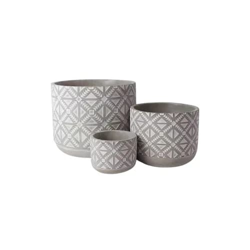 Assortment Concrete Planter